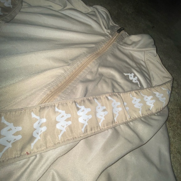 Kappa Beige Track Jacket - Picture 2 of 3